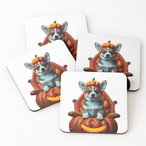 Item preview, Three Ghost Puppies Halloween Boo Crew designed and sold by BSL-STORE.