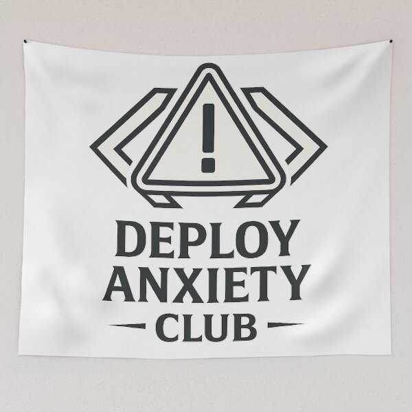 Item preview, Deploy Anxiety Club – Normal Dev Panic Badge designed and sold by techy-rrr.