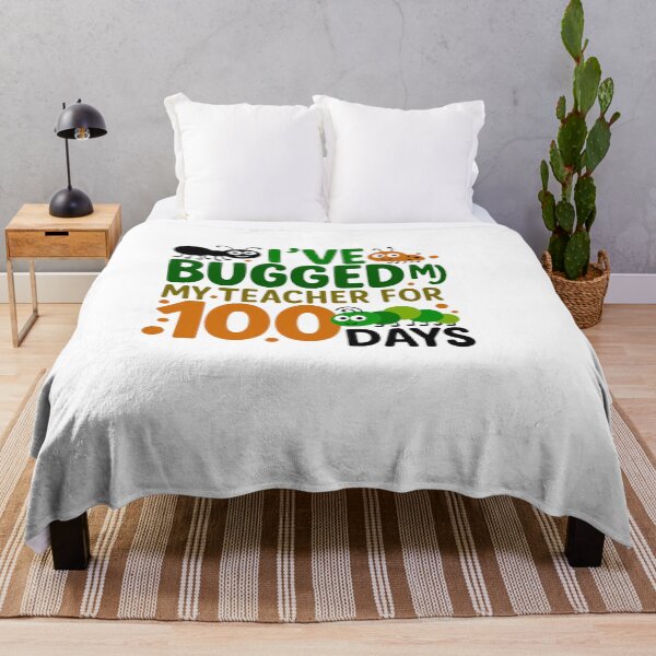 Item preview, i've bugged my teacher for 100 days – School Humor Quote designed and sold by artcultreone.