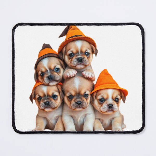 Item preview, Candy Corn Puppy Pyramid Halloween Kawaii designed and sold by BSL-STORE.