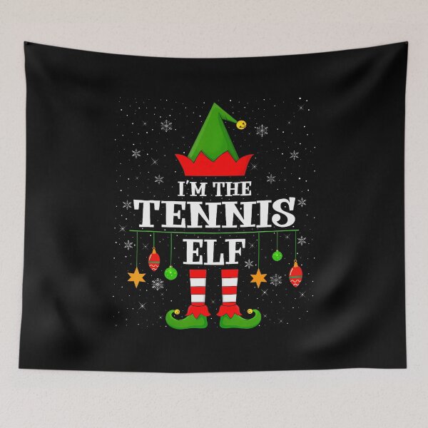 Item preview, Elf Squad Matching Family I'M The Tennis Elf Christmas designed and sold by LeanneSandra.