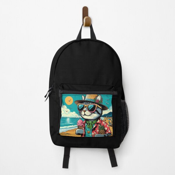 Item preview, Cute cat at summer holiday designed and sold by Dogandesighn.