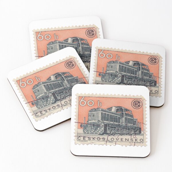 Item preview, Czechoslovakia Railway Train Postage Stamp designed and sold by red-amber65.