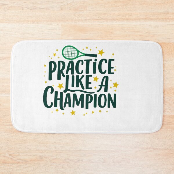 Item preview, practice like a champion tennis – Tennis Quote designed and sold by artcultreone.