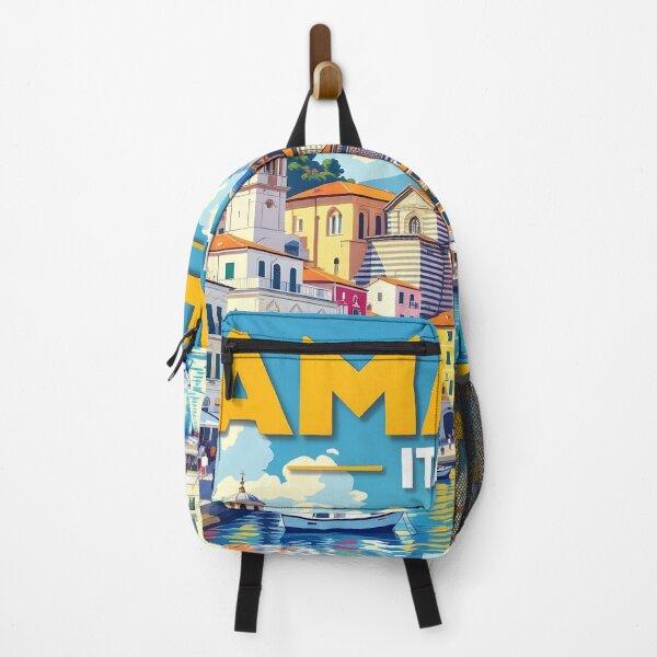 Item preview, Amalfi, Italy: Vintage-Style Painterly Travel Poster designed and sold by LSVart.