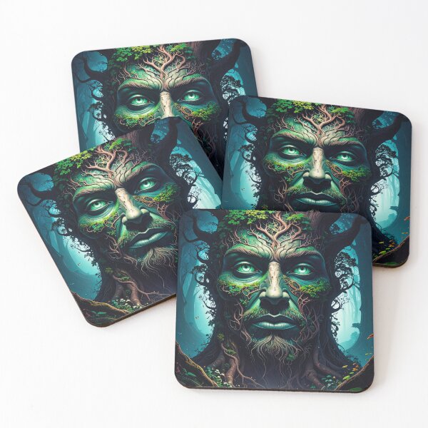 Item preview, Gods of the ancient forest - design 1 designed and sold by lokiblueguitar.
