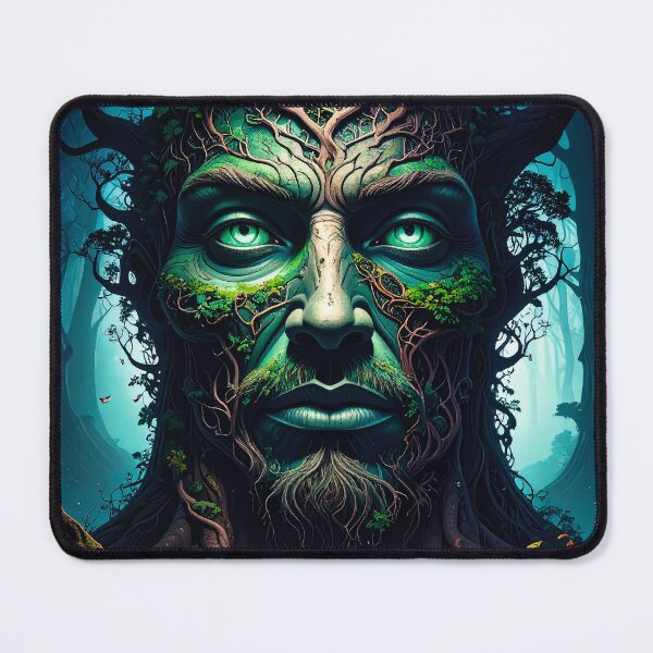 Item preview, Gods of the ancient forest - design 1 designed and sold by lokiblueguitar.
