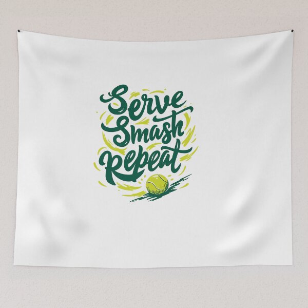 Item preview, serve smash repeat – Quote designed and sold by artcultreone.
