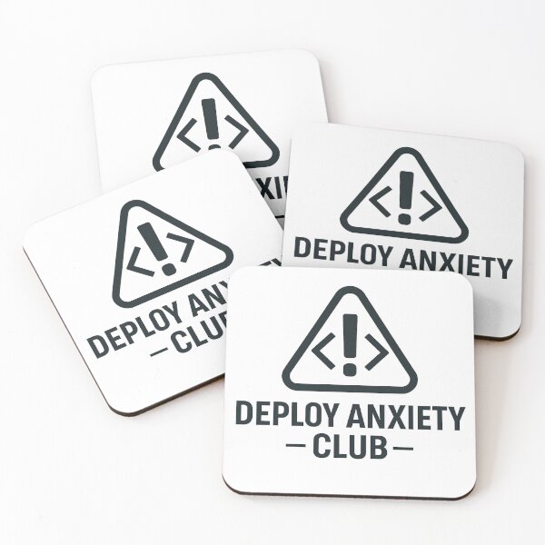 Item preview, Deploy Anxiety Club – Bold Dev Panic Badge designed and sold by techy-rrr.