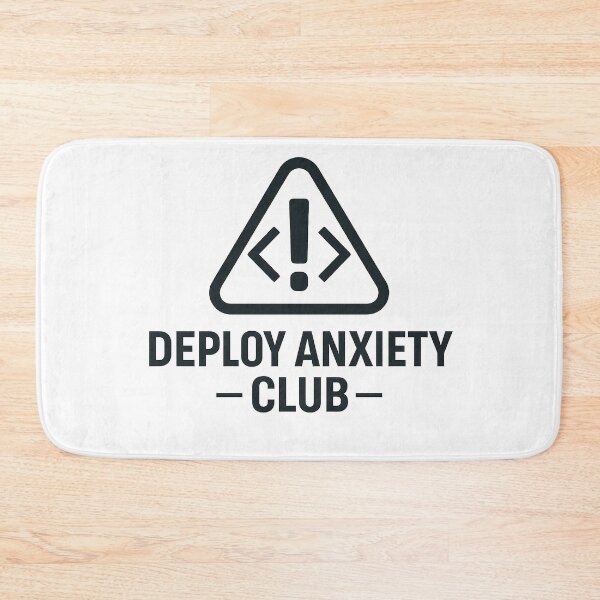 Item preview, Deploy Anxiety Club – Bold Dev Panic Badge designed and sold by techy-rrr.