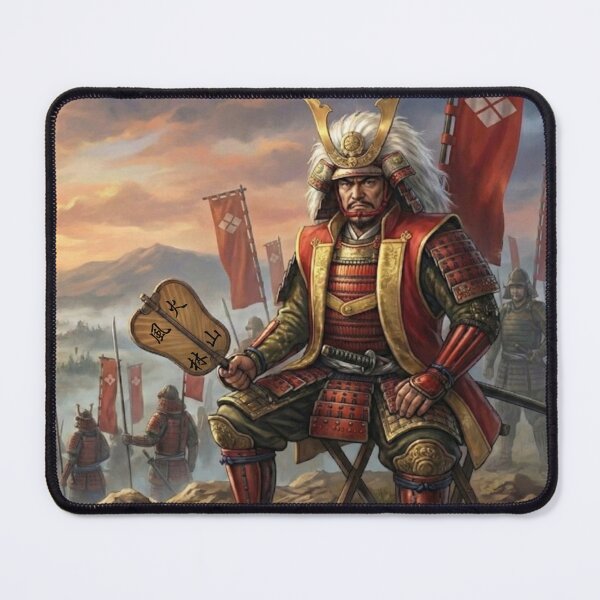Item preview, Takeda Shingen — The Tiger of Kai on the Battlefield 武田信玄 ― 甲斐の虎・戦陣の静座 designed and sold by Mori-no-Akari.
