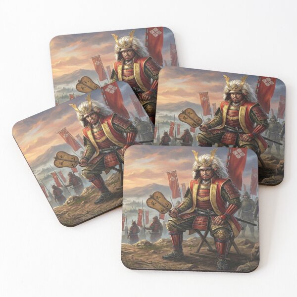 Item preview, Takeda Shingen — The Tiger of Kai on the Battlefield 武田信玄 ― 甲斐の虎・戦陣の静座 designed and sold by Mori-no-Akari.