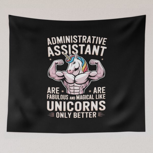 Item preview, Fabolous Administrative Assistant Unicorn Admin Assistant designed and sold by RoyTill0Art.