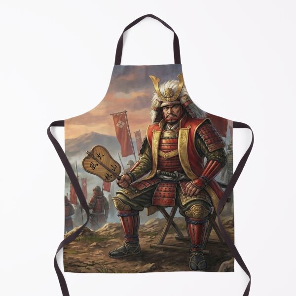 Item preview, Takeda Shingen — The Tiger of Kai on the Battlefield 武田信玄 ― 甲斐の虎・戦陣の静座 designed and sold by Mori-no-Akari.