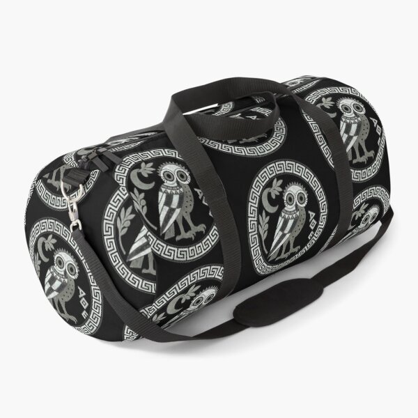 Item preview, Owl of Athena (white on black) designed and sold by JacquiTaylorArt.