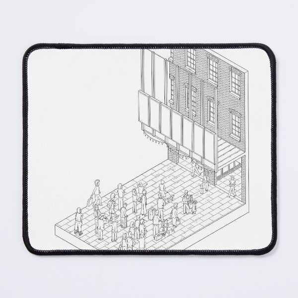 Item preview, Kings Cross, London, Linework designed and sold by Elliot Pick.