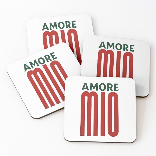 Item preview, Amore Mio Italian Phrase — Vintage Pizzeria Style Typography designed and sold by HBDStudio.