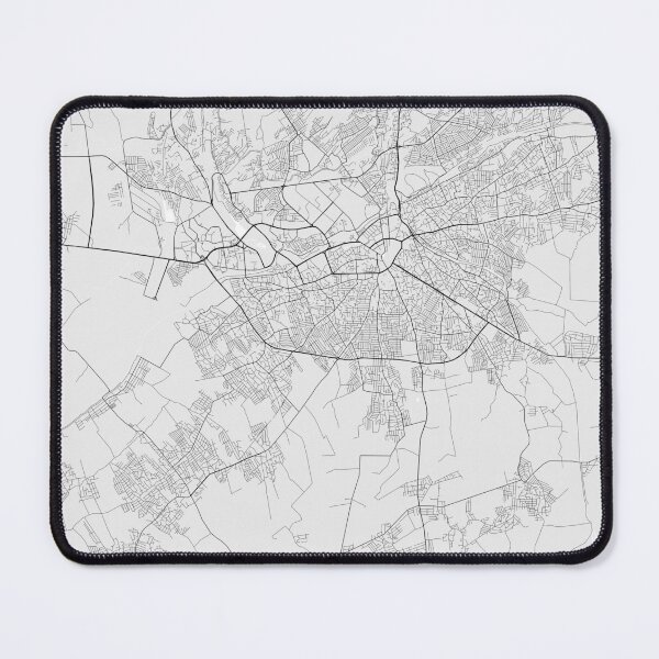 Item preview, Namangan City Map of Uzbekistan - Light designed and sold by deMAP.