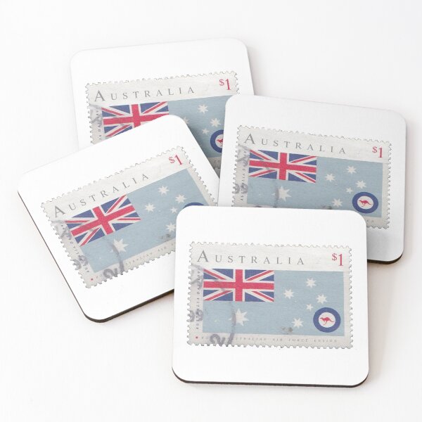 Item preview, Australia Air Force Vintage Postage Stamp designed and sold by red-amber65.