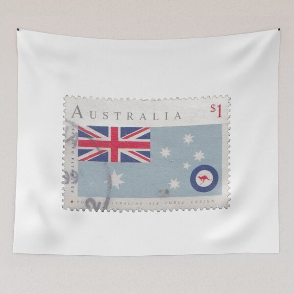 Item preview, Australia Air Force Vintage Postage Stamp designed and sold by red-amber65.