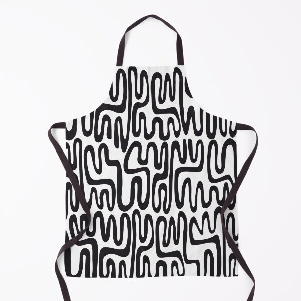 Item preview, Looped Lines - Abstract Minimal Black White designed and sold by Petra Lang.