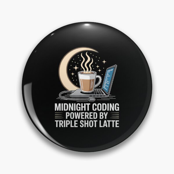 Item preview, Midnight Coding Powered By Triple Shot Latte Programmer designed and sold by LeanneSandra.
