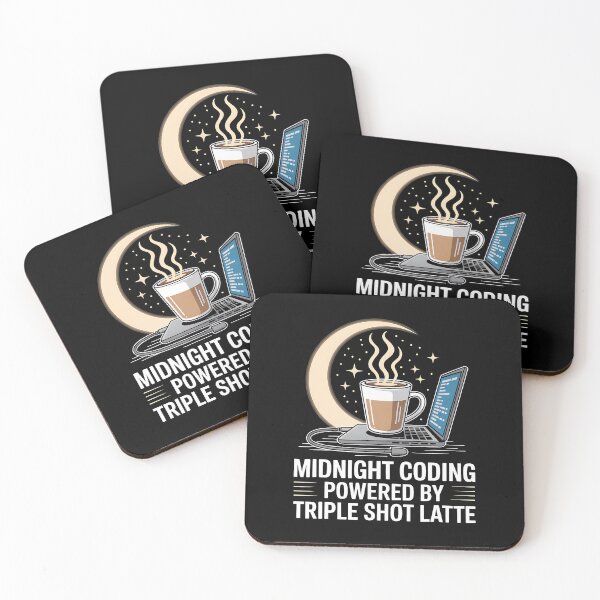 Item preview, Midnight Coding Powered By Triple Shot Latte Programmer designed and sold by LeanneSandra.