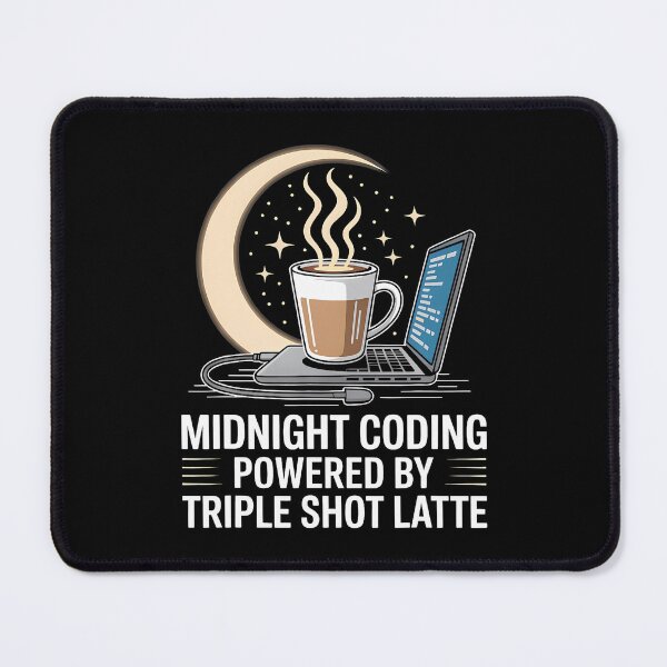 Item preview, Midnight Coding Powered By Triple Shot Latte Programmer designed and sold by LeanneSandra.