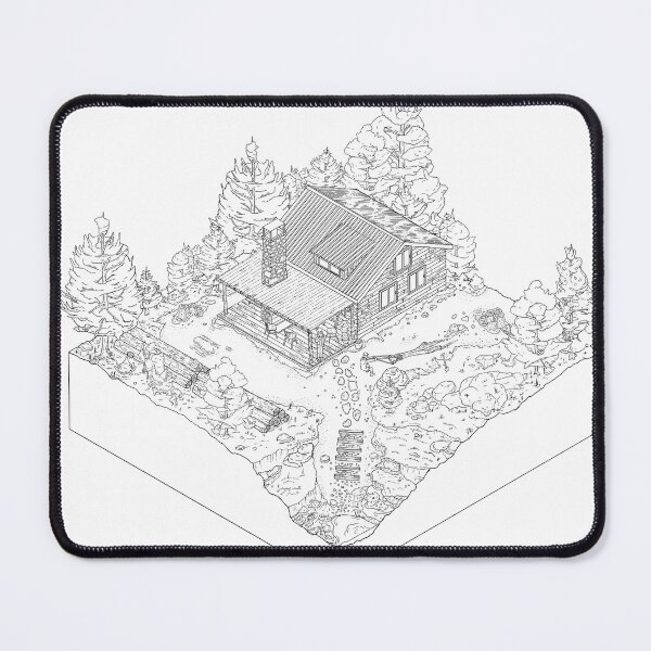 Item preview, In the Woods, Linework designed and sold by Elliot Pick.