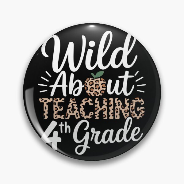 Item preview, Wild About Teaching School Crew 4th Grade Teacher Squad  designed and sold by PowAcademy.