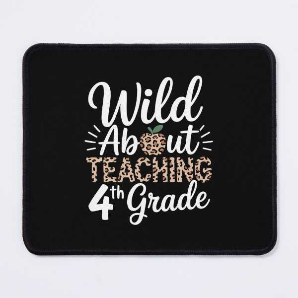 Item preview, Wild About Teaching School Crew 4th Grade Teacher Squad  designed and sold by PowAcademy.