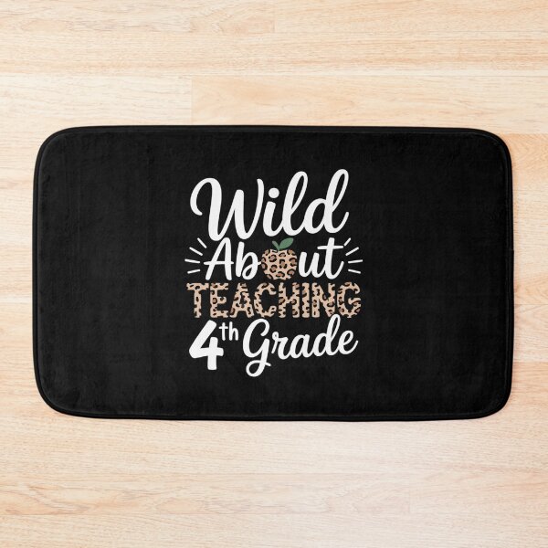 Item preview, Wild About Teaching School Crew 4th Grade Teacher Squad  designed and sold by PowAcademy.