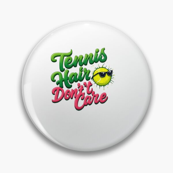 Item preview, tennis haire dont care – Tennis Quote designed and sold by artcultreone.