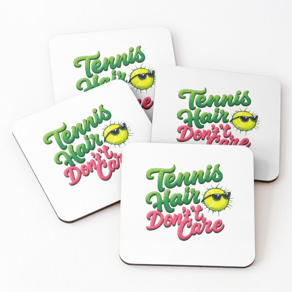 Item preview, tennis haire dont care – Tennis Quote designed and sold by artcultreone.