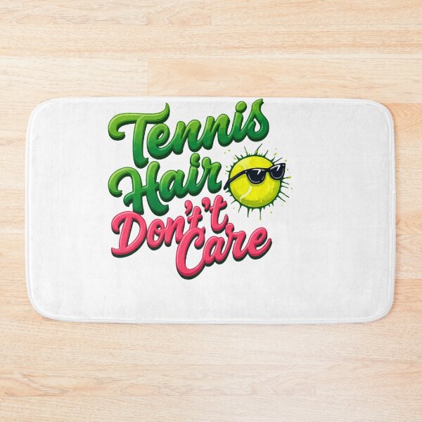 Item preview, tennis haire dont care – Tennis Quote designed and sold by artcultreone.