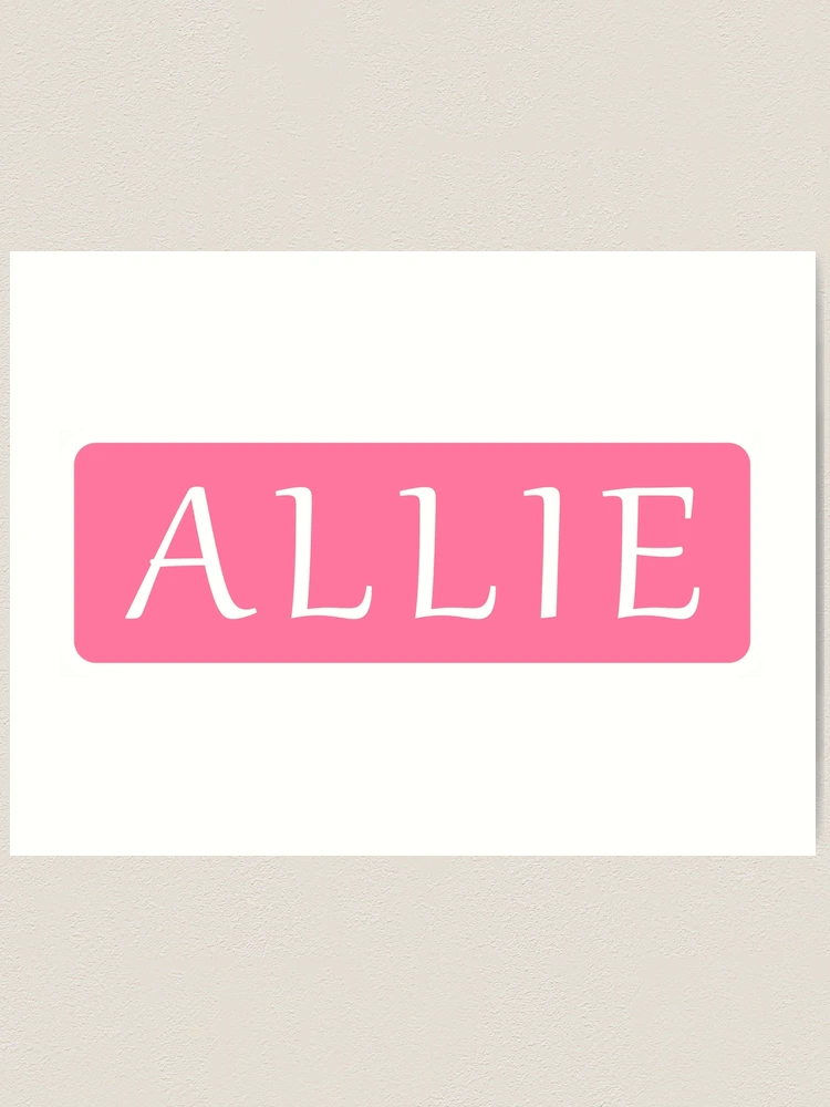 Allie Girls Name