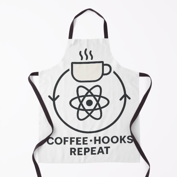 Item preview, React Ritual Stack – Coffee, Hooks, Repeat designed and sold by techy-rrr.