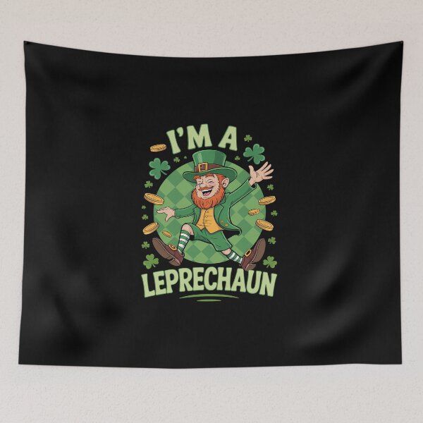 Item preview, Leprechaun Funny St Patricks Day designed and sold by LittleBO5.
