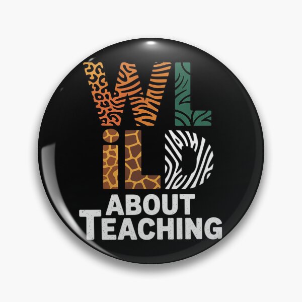 Item preview, Wild About Teaching Teacher Lover Animals Leopard Zebra1  designed and sold by PowAcademy.