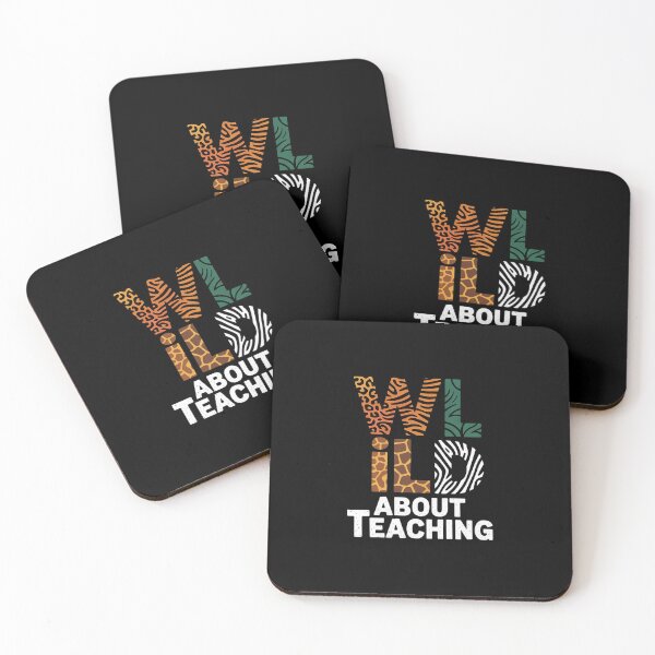 Item preview, Wild About Teaching Teacher Lover Animals Leopard Zebra1  designed and sold by PowAcademy.