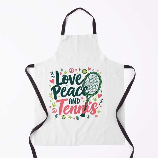 Item preview, love peace and tennis – Tennis Quote designed and sold by artcultreone.