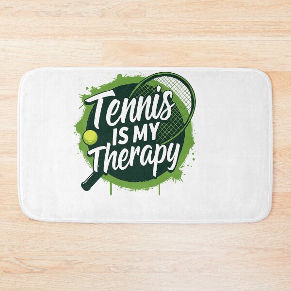 Item preview, tennis is my therapy – Tennis Quote designed and sold by artcultreone.