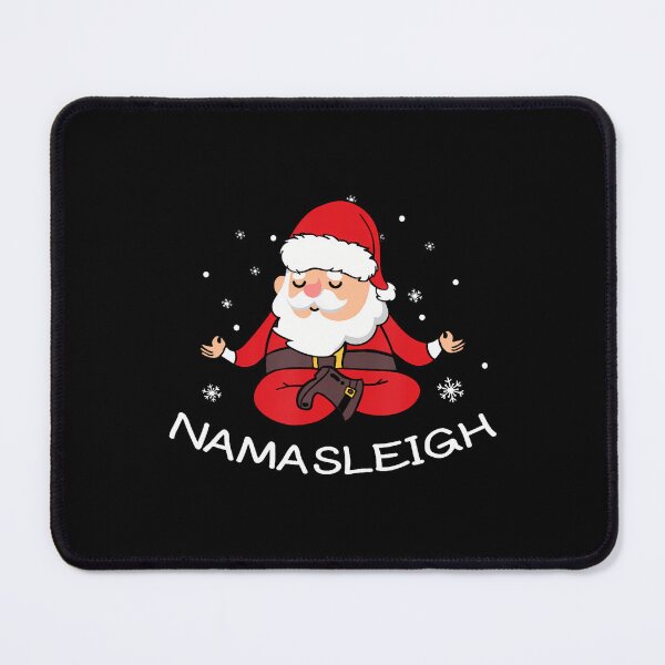 Item preview, Nama-Sleigh Namasleigh Funny Santa Yoga Christmas Lotus Pose designed and sold by MelanieMiram1.