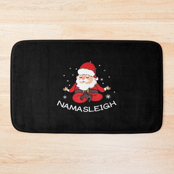 Item preview, Nama-Sleigh Namasleigh Funny Santa Yoga Christmas Lotus Pose designed and sold by MelanieMiram1.