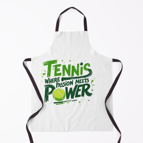 Item preview, tennis where passion meets power – Tennis Quote designed and sold by artcultreone.