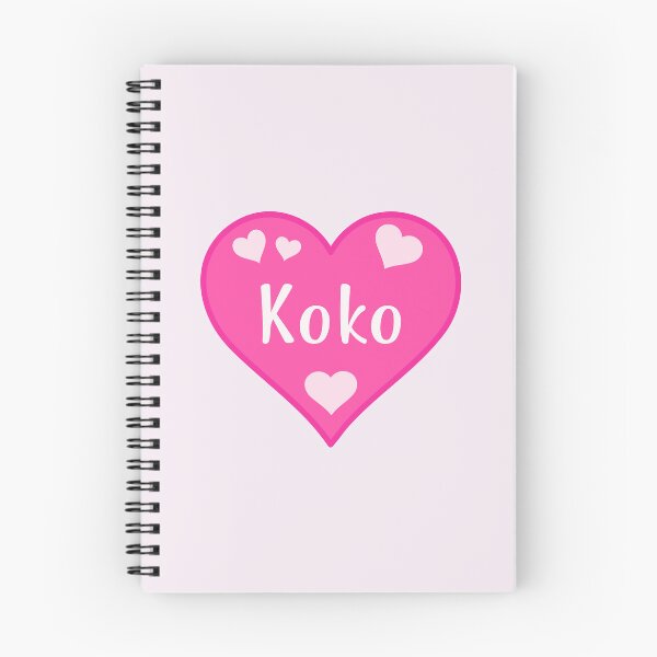 Artikelvorschau, Koko Name Pink Heart entworfen und verkauft von Jeallan Designs.