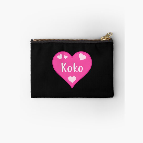 Item preview, Koko Name Pink Heart  designed and sold by Jeallan Designs.