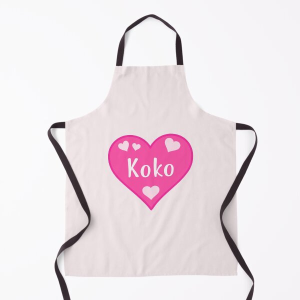 Item preview, Koko Name Pink Heart  designed and sold by Jeallan Designs.