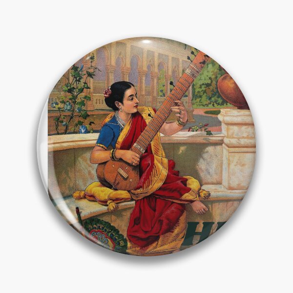 Item preview, Hera Queen of Gods Ravi Varma designed and sold by Durgabha Shop.