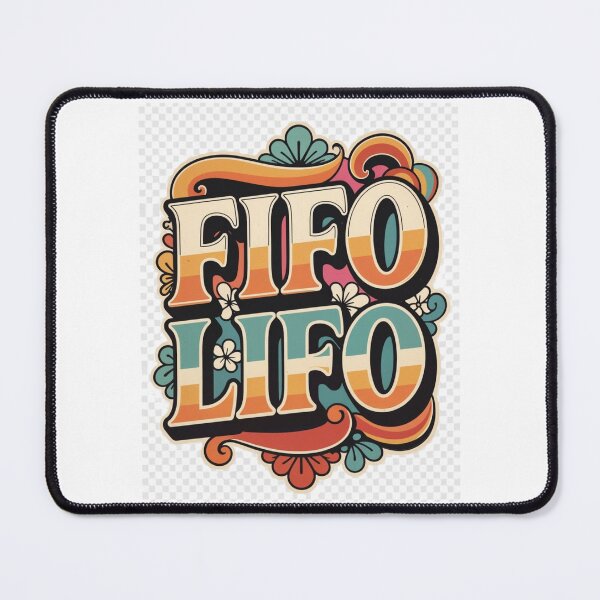 Item preview, FIFO LIFO Retro Vintage Typography designed and sold by RetroNibylander.